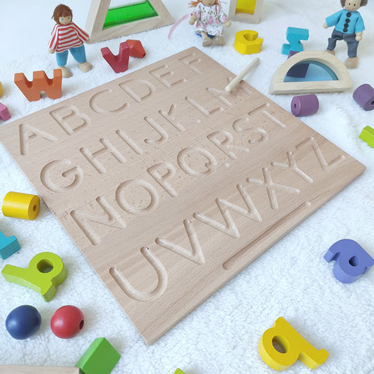 Children's wooden writing board