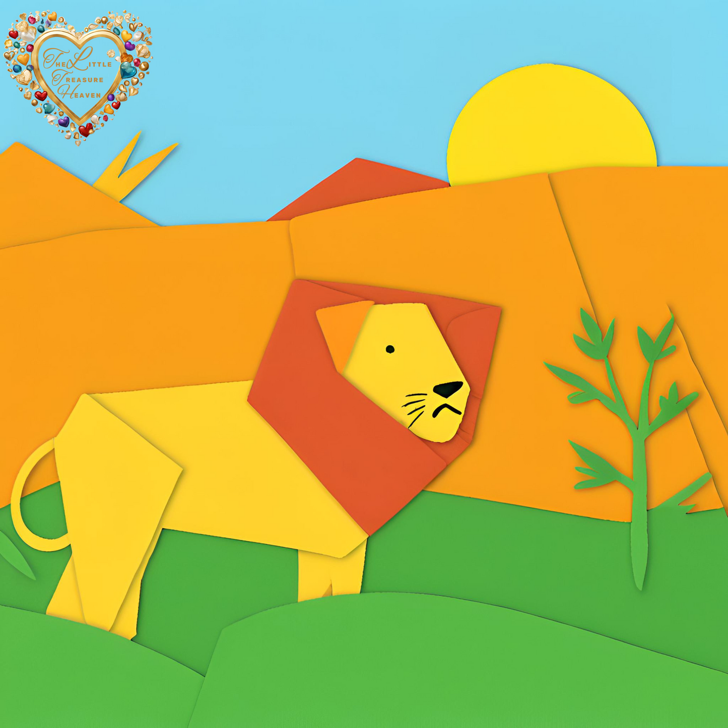 Simple craft idea - lion