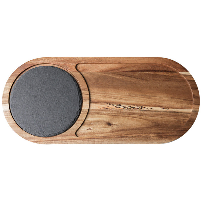 Household rock wood board tray