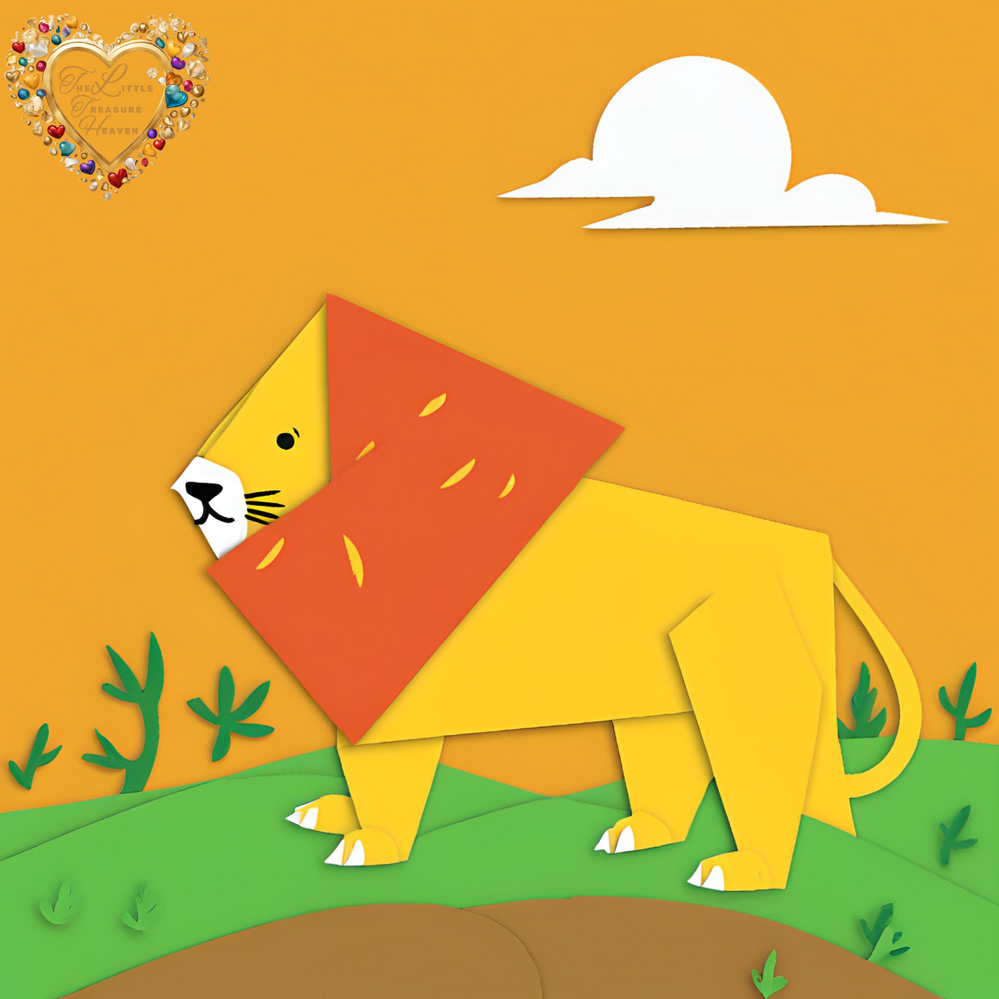 Simple craft idea - lion