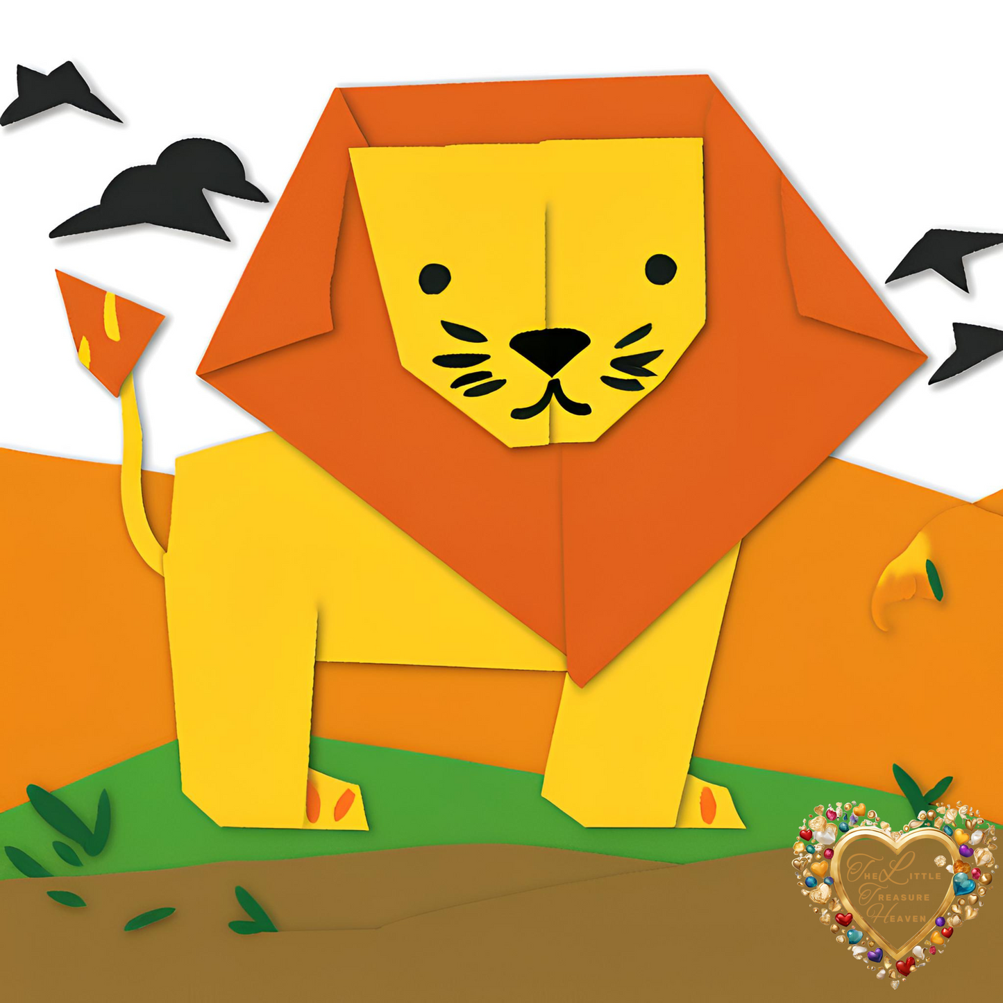 Simple craft idea - lion