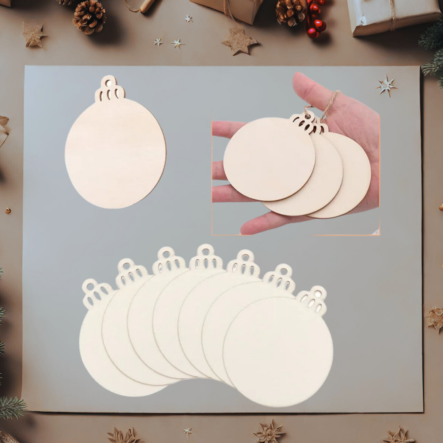 Christmas ball to color in "WEKU"