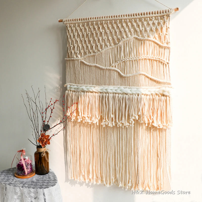 Hand-woven Bohemian Tapestry Wall Tassel