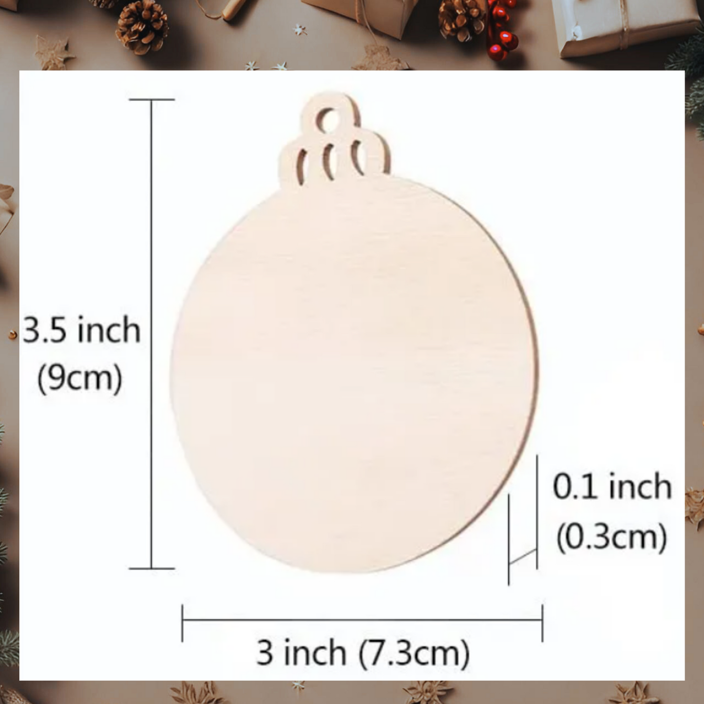 Christmas ball to color in "WEKU"