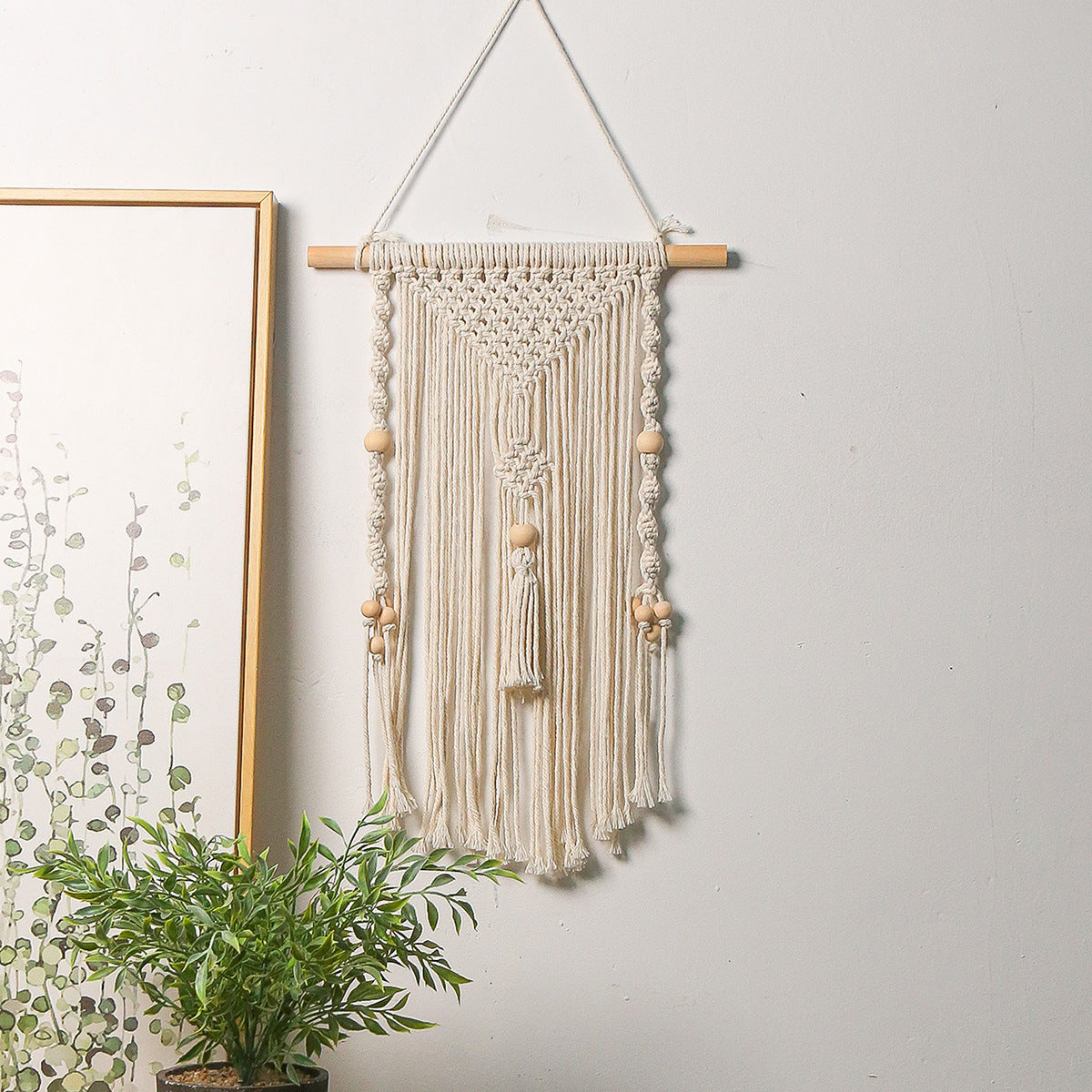 Bohemian macrame home decoration wall "MAHO"
