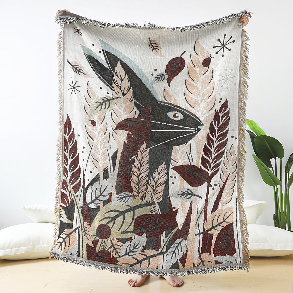 American Country style blanket, decorative blanket for your sofa "SOFAM"