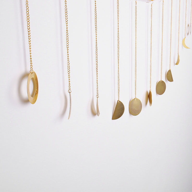Moon Cycle Metallic Decoration "MOME"