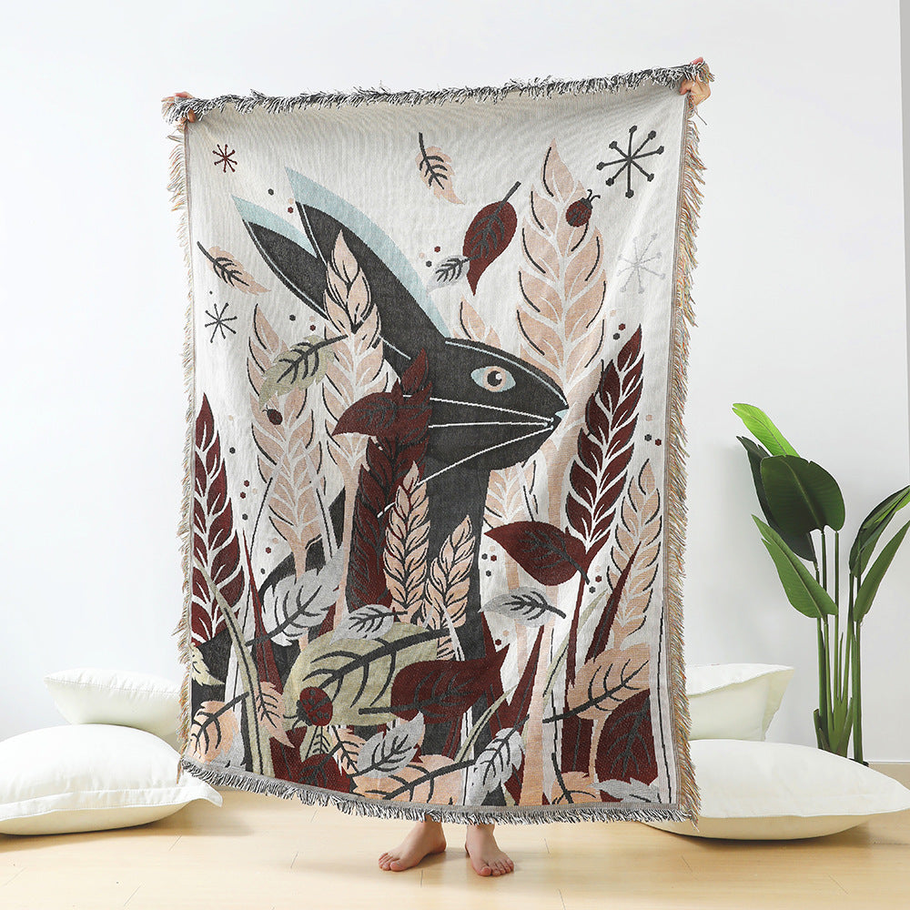 American Country style blanket, decorative blanket for your sofa "SOFAM"