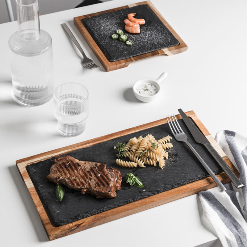 Household rock wood board tray