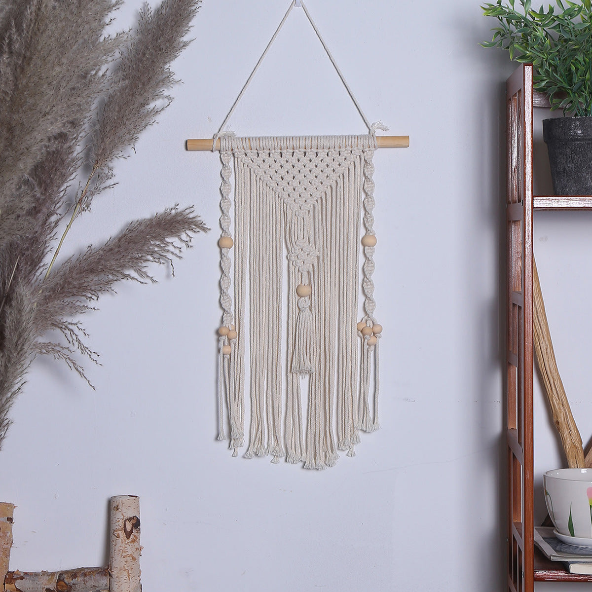 Bohemian macrame home decoration wall "MAHO"