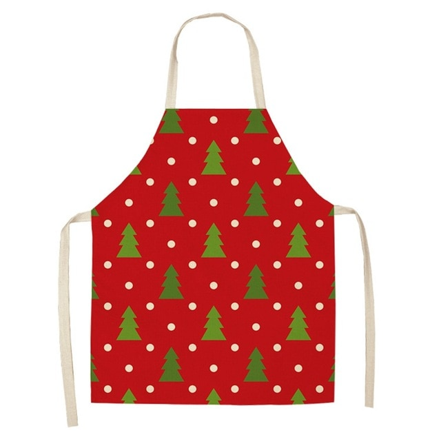 Schürze aus Leinen & Baumwolle, Weihnachten, Kreative Weihnachtsschürze, Cotton linen creative Christmas Apron