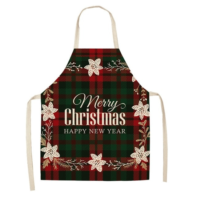 Schürze aus Leinen & Baumwolle, Weihnachten, Kreative Weihnachtsschürze, Cotton linen creative Christmas Apron