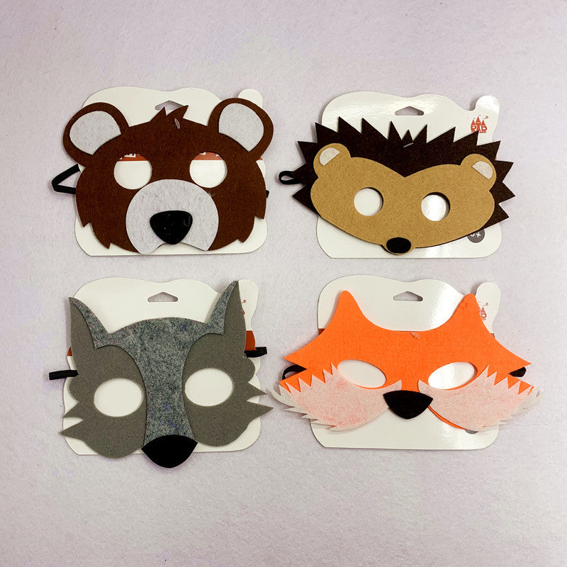 Children's animal masks made of felt "MAFI"