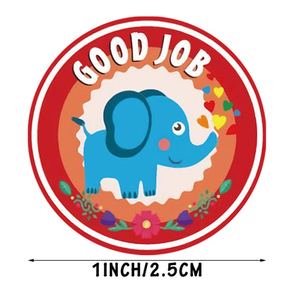 500roll Childrens Toys Reward Incentive Sticker Label Office Stationery Decoration Label Sealing Sticker