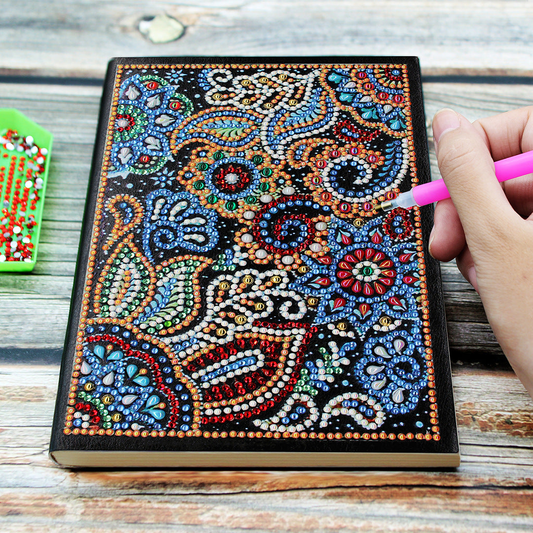 Shaped diamond painting notebook