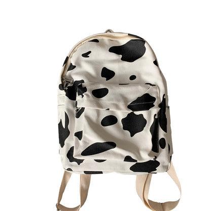 Cow print canvas bag