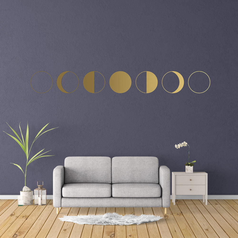 Eclipse Mond Wandsticker "MOKE"