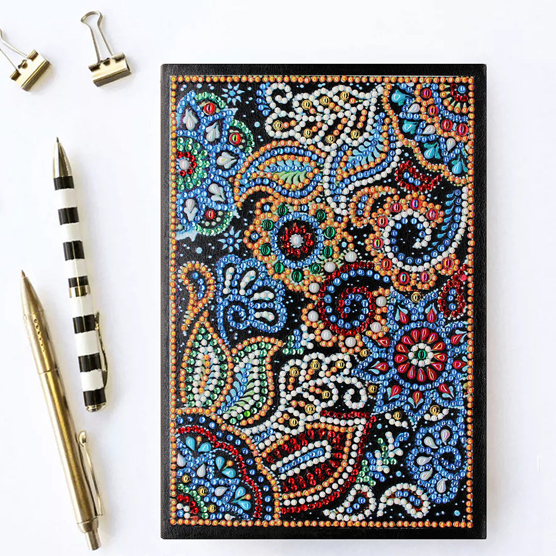 Shaped diamond painting notebook