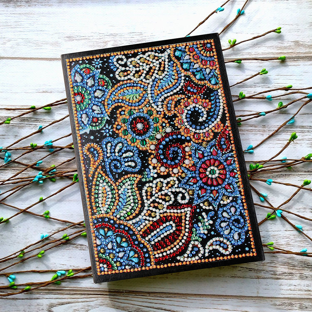 Shaped diamond painting notebook