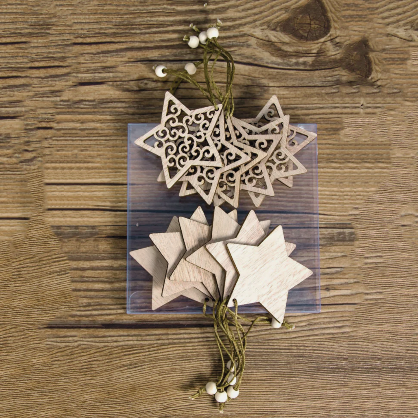 Weihnachtsbaum Anhänger, Weihnachtsdeko, Dekoration Äste, Tannenbäume, 12er Set, Holz Deko, Geschenkanhänger, Weihnachtsbäume, Geschenk Aufhängen / Ausmalen, DIY, Bemalen, Christmas Deko