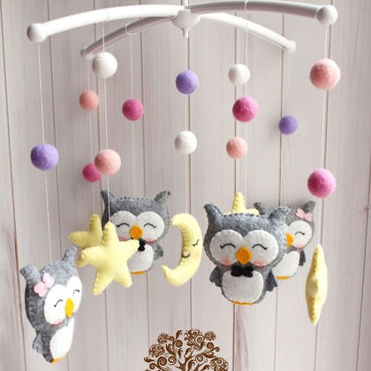 Baby Mobile Eule Design "OWL"