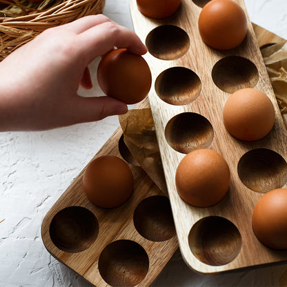 Aufbewahrung für Eier aus Holz "EGGER"