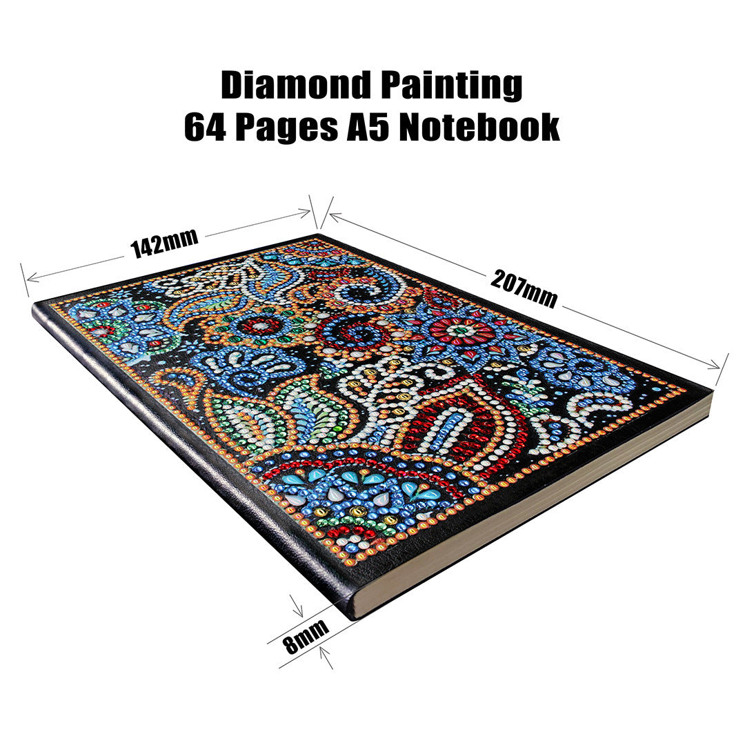 Shaped diamond painting notebook