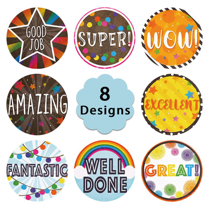 500roll Childrens Toys Reward Incentive Sticker Label Office Stationery Decoration Label Sealing Sticker