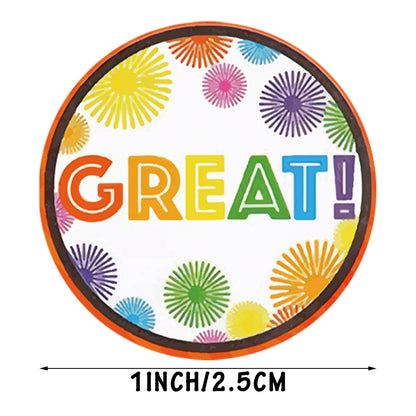 500roll Childrens Toys Reward Incentive Sticker Label Office Stationery Decoration Label Sealing Sticker