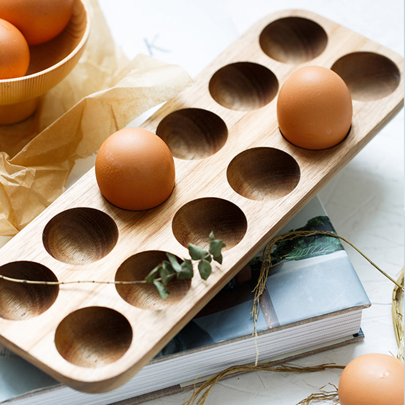 Aufbewahrung für Eier aus Holz "EGGER"