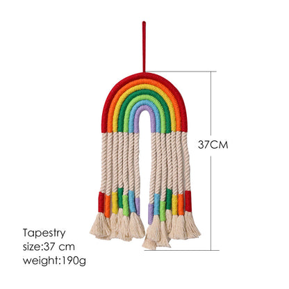 Rainbow Home Hand-woven Tapestry Decoration