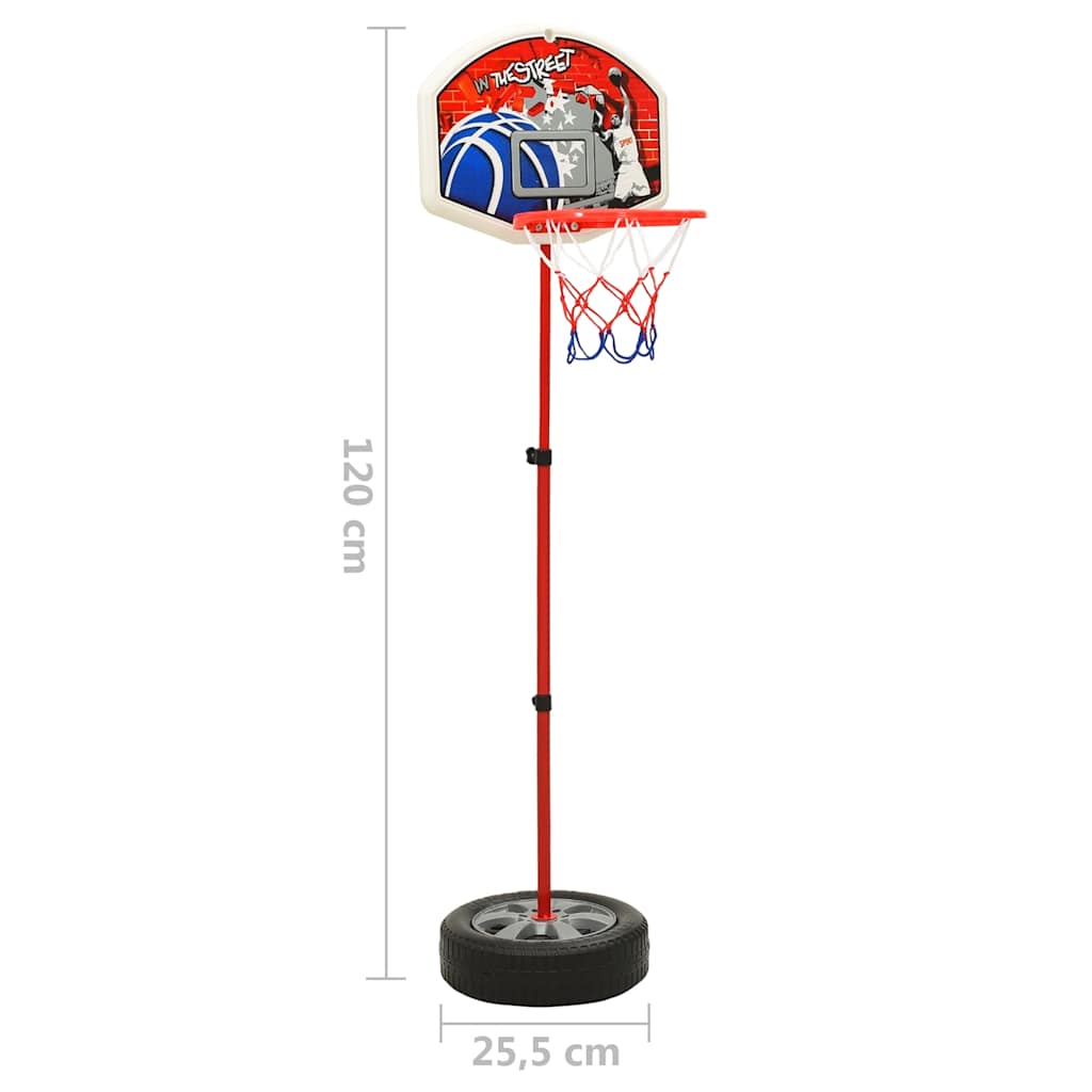 Kids Basketball Game Set Adjustable 120 cm