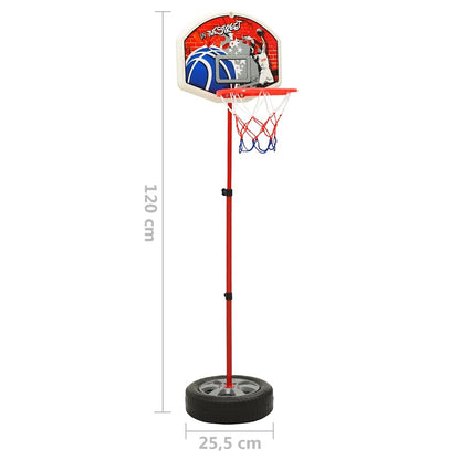 Kids Basketball Game Set Adjustable 120 cm