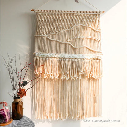 Hand-woven Bohemian Tapestry Wall Tassel