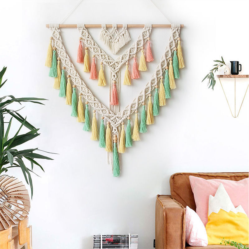 Macrame Wanddeko "BUNTMA"