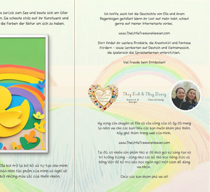 Ellas Suche nach den Regenbogenfarben - Ella và hành trình tìm kiếm màu sắc cầu vồng - Kindergeschichte: Deutsch & Vietnamesisch "ELLAVIT"