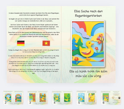 Ellas Suche nach den Regenbogenfarben - Ella và hành trình tìm kiếm màu sắc cầu vồng - Kindergeschichte: Deutsch & Vietnamesisch "ELLAVIT"