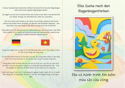 Ellas Suche nach den Regenbogenfarben - Ella và hành trình tìm kiếm màu sắc cầu vồng - Kindergeschichte: Deutsch & Vietnamesisch "ELLAVIT"