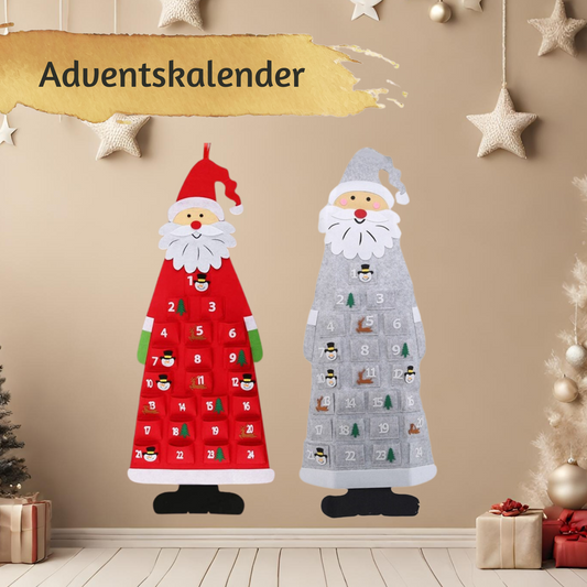 Adventskalender aus Filz zum Selbstbefüllen