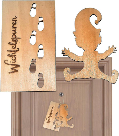 Weihnachtswichtel Fußabdruck Vorlage "WIFU"