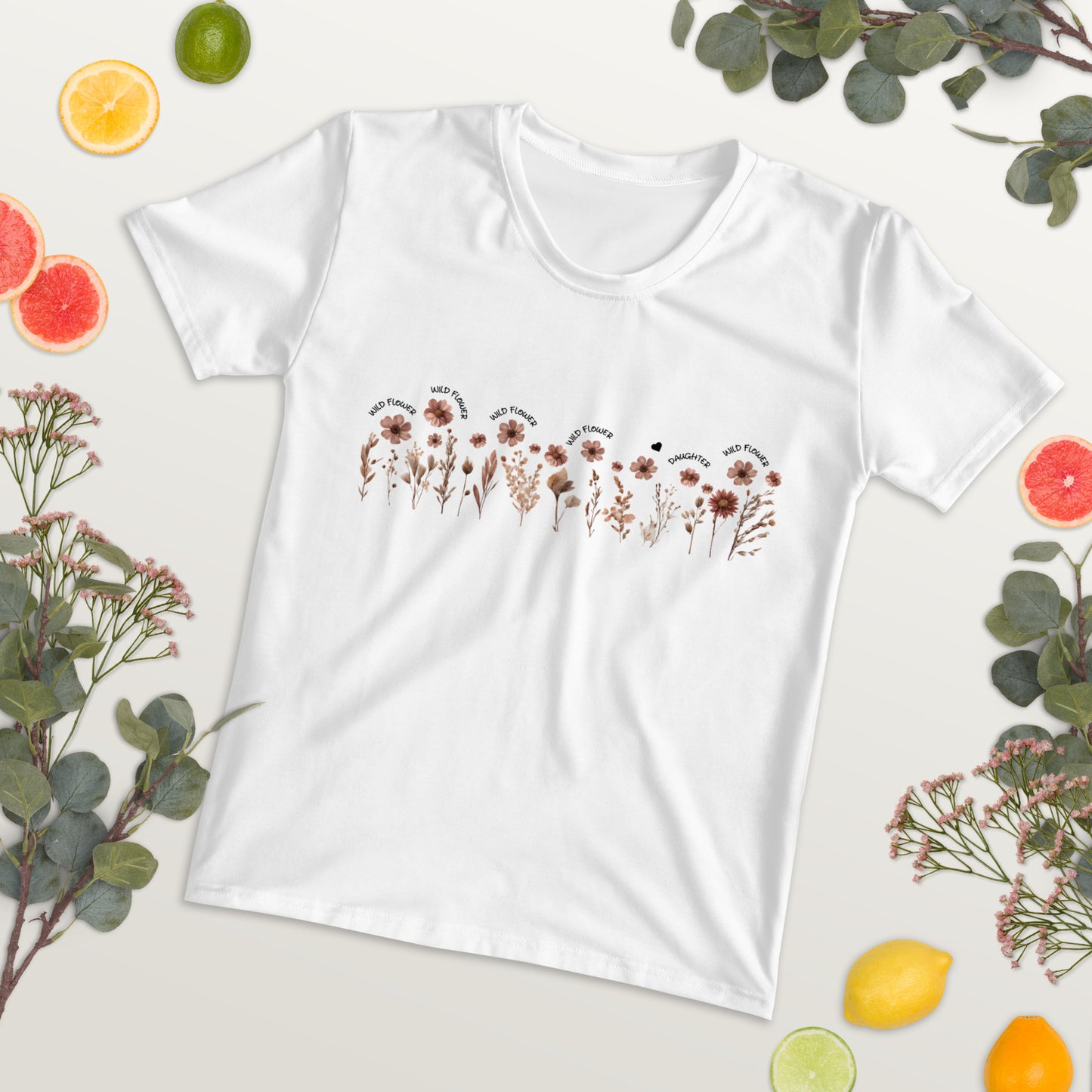 *♥DAUGHTER* T-Shirt [Familien Partnerlook Optionen] "WILDTO4"