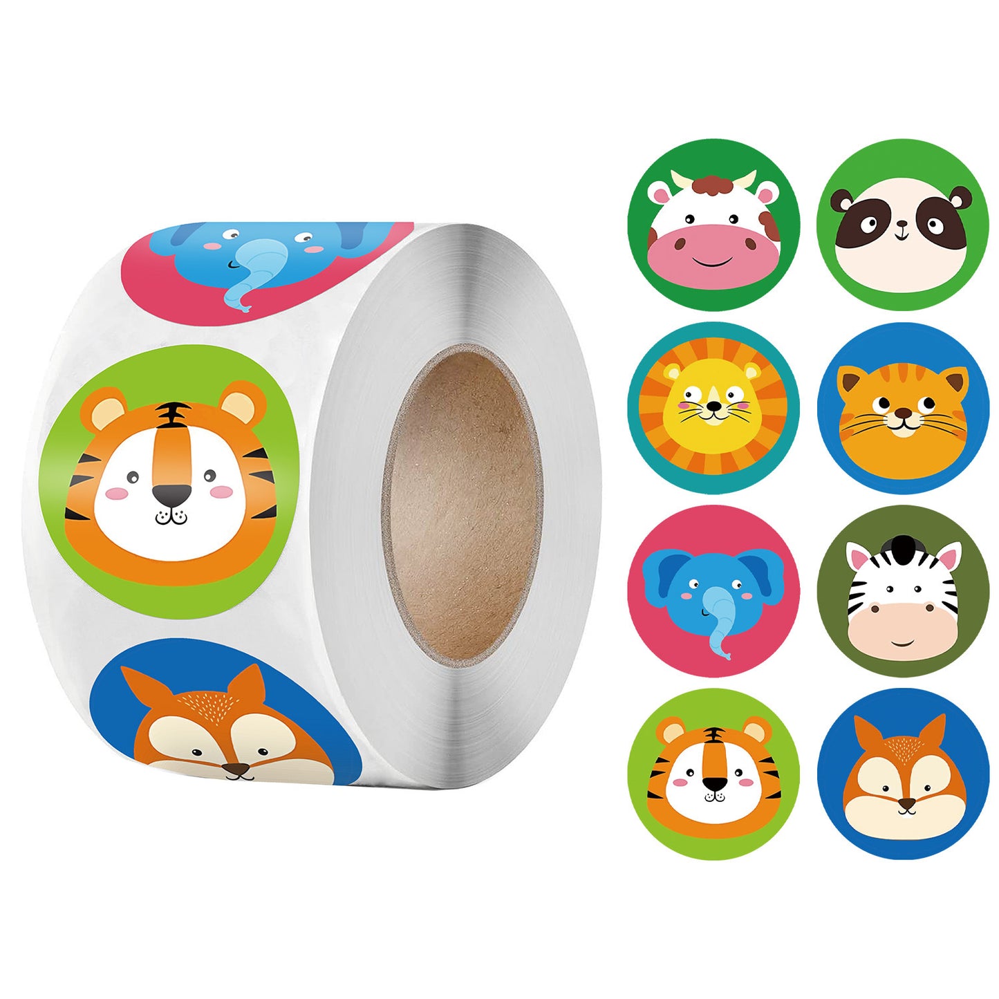 500roll Childrens Toys Reward Incentive Sticker Label Office Stationery Decoration Label Sealing Sticker