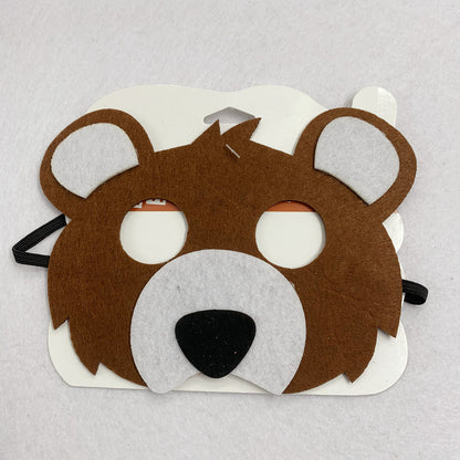 Children's animal masks made of felt "MAFI"