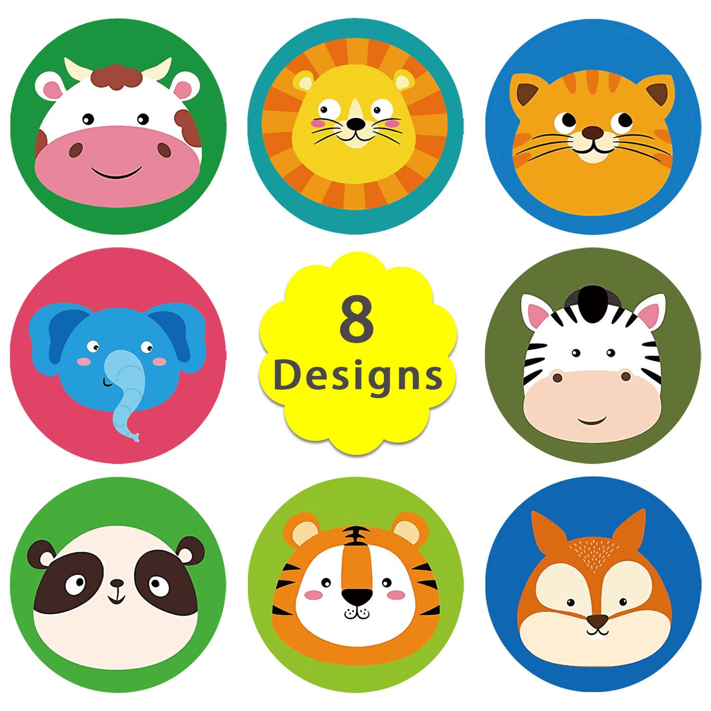 500roll Childrens Toys Reward Incentive Sticker Label Office Stationery Decoration Label Sealing Sticker