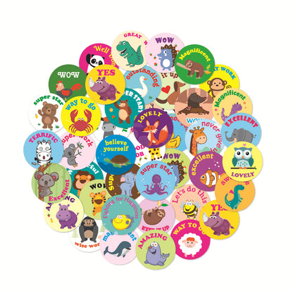 Teaching Cartoon Cute Animal Child Reward Sticker