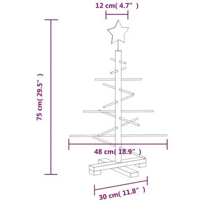 Boho Weihnachtsbaum aus Holz zum Schmücken "TREEDIY"