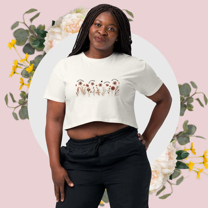 *♥ DAUGHTER* Crop-Top / T-Shirt [Family Matching Look Options] "WILDTO3" *This model ships to EU ONLY*