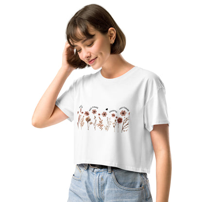 *♥ DAUGHTER* Crop-Top / T-Shirt [Family Matching Look Options] "WILDTO3" *This model ships to EU ONLY*